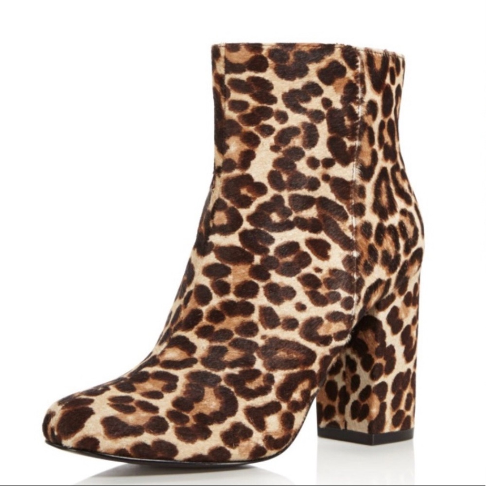 Charles David Studio Leopard Print Booties - image 1